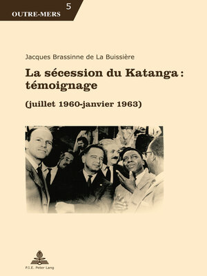 cover image of La sécession du Katanga